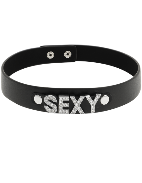 COQUETTE CHOKER CUERO VEGANO SEXY