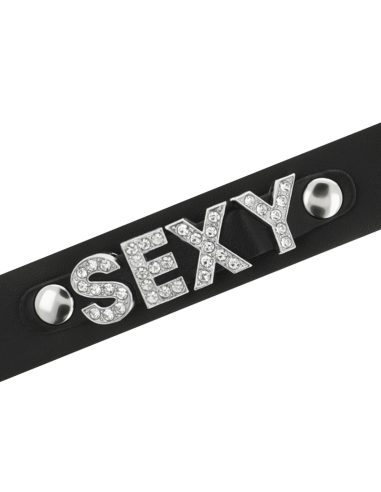 COQUETTE CHOKER CUERO VEGANO SEXY