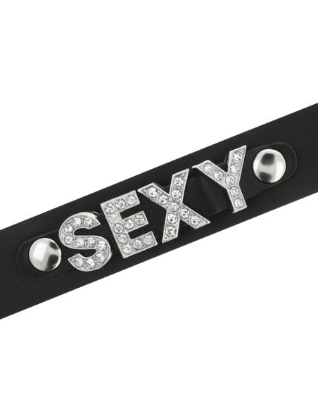 COQUETTE CHOKER CUERO VEGANO SEXY