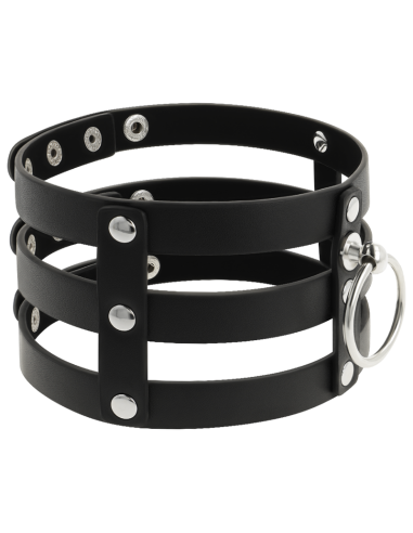 COQUETTE CHOKER CUERO VEGANO ESTILO FETISH