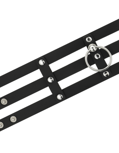 COQUETTE CHOKER CUERO VEGANO ESTILO FETISH