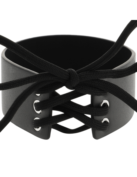 COQUETTE CHOKER CUERO VEGANO