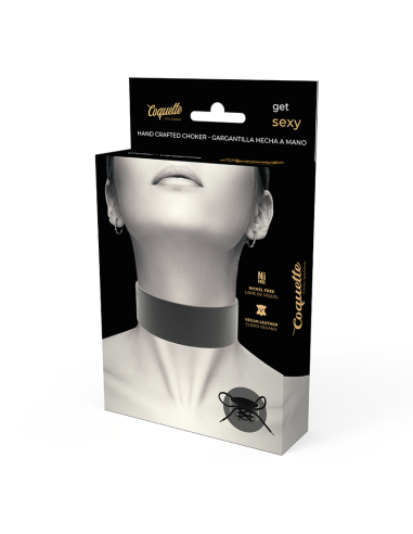 COQUETTE CHOKER CUERO VEGANO
