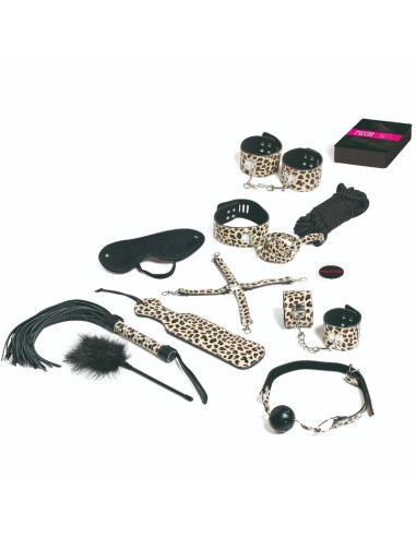 TEASE AND PLEASE JUEGO 13 ACCESORIOS BONDAGE NL EN DE FR ES IT SE NO PL RU