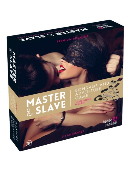 TEASE AND PLEASE JUEGO 13 ACCESORIOS BONDAGE NL EN DE FR ES IT SE NO PL RU