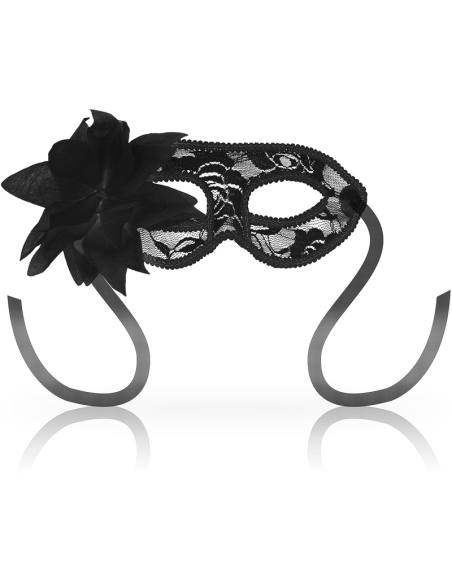 OHMAMA MASKS ANTIFAZ CON ENCAJES Y FLOR NEGRO