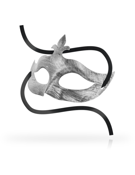 OHMAMA MASKS ANTIFAZ FLOR DE LIS SILVER