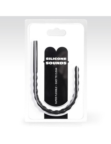 ALL BLACK 8 10 MM SONDA URETRAL SILICONA