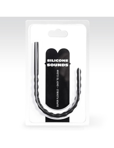 ALL BLACK 8 10 MM SONDA URETRAL SILICONA
