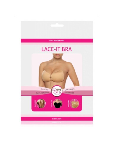 BYEBRA LACE IT REALZADOR PUSH UP CUP C NEGRO