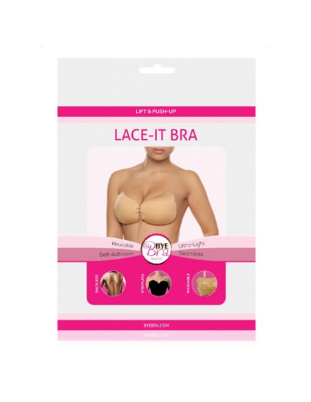 BYEBRA LACE IT REALZADOR PUSH UP CUP C NEGRO