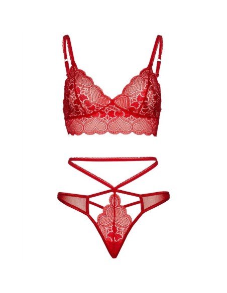 LEG AVENUE SET 2 PIEZAS CON TANGA DOBLE TIRANTA S M