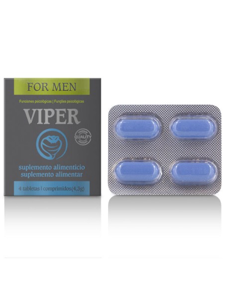 VIPER POTENCIADOR MASCULINO 4 CAPSULAS ES PT