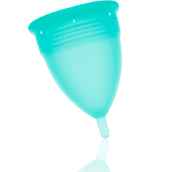 STERCUP COPA MENSTRUAL FDA SILICONE TALLA L AQUAMARINE 2