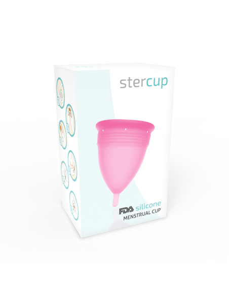 STERCUP COPA MENSTRUAL FDA SILICONE TALLA S ROSA