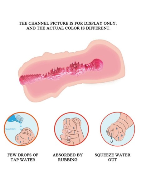 CRAZY BULL MASTURBADOR WATER SKIN VAGINA CON BALAS VIBRADORAS