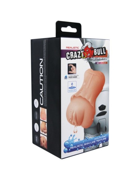 CRAZY BULL MASTURBADOR WATER SKIN VAGINA CON BALA VIBRADORA 2