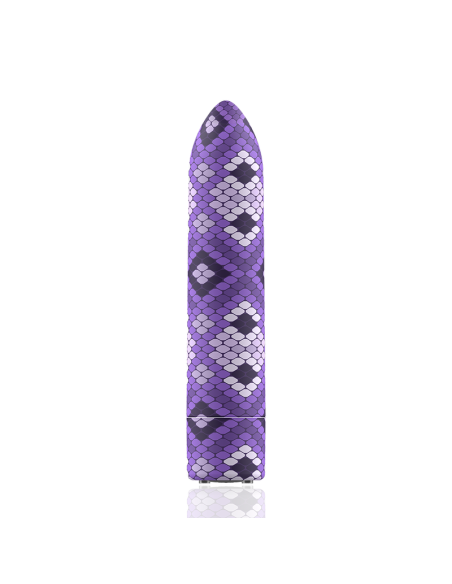 CUSTOM BULLETS BALA RECARGABLE SNAKE LILA 10 INTENSIDADES