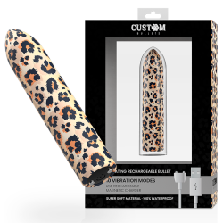 CUSTOM BULLETS BALA RECARGABLE LEOPARD 10 INTENSIDADES 2