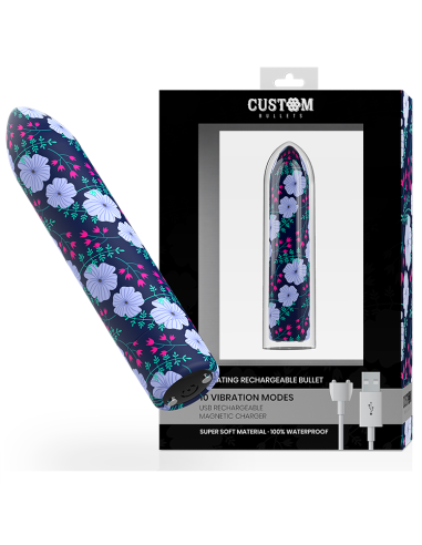 CUSTOM BULLETS BALA RECARGABLE SPRING 10 INTENSIDADES