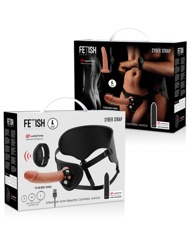 CYBER STRAP ARNES CON DILDO Y BALA CONTROL REMOTO TECNOLOGIA WATCHME L