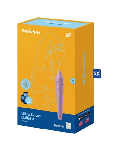 SATISFYER ULTRA POWER BULLET 8 BALA VIBRADORA LILA