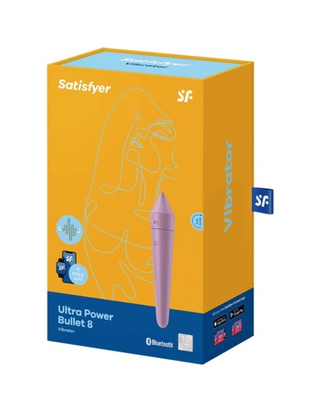 SATISFYER ULTRA POWER BULLET 8 BALA VIBRADORA LILA