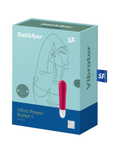 SATISFYER ULTRA POWER BULLET 1 BALA VIBRADORA ROJA