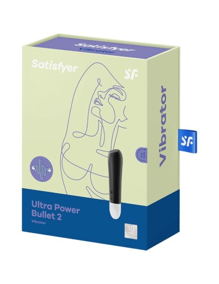 SATISFYER ULTRA POWER BULLET 2 BALA VIBRADORA NEGRA