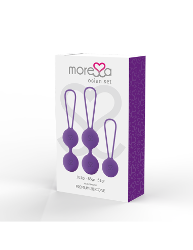 MORESSA OSIAN SET PREMIUM SILICONA LILA