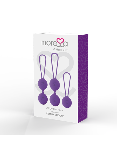 MORESSA OSIAN SET PREMIUM SILICONA LILA