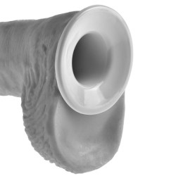 STRAP ON CON DILDO HUECO 28 CM Y TIRANTES COLOR CARNE 2