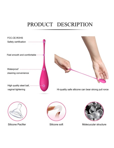 LESLIE KEGEL FIT ENTREGADOR SUELO PELVICO 6PCS LESLIE KEGEL FIT ENTREGADOR SUELO PELVICO 6PCS