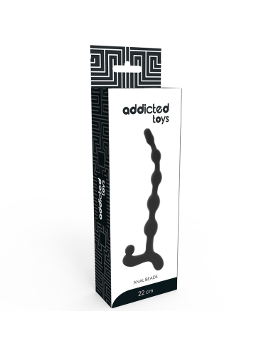 ADDICTED TOYS BOLAS ANALES 22CM NEGRO