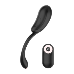 COQUETTE HUEVO CONTROL REMOTO RECARGABLE NEGRO GOLD 2