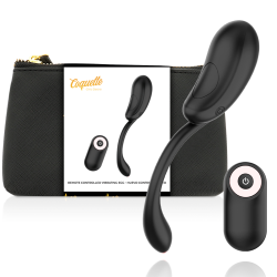 COQUETTE HUEVO CONTROL REMOTO RECARGABLE NEGRO GOLD