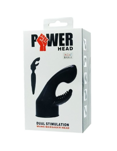 POWER HEAD CABEZAL INTERCAMBIALE PARA MASAJEADOR ESTIMULACION PUNTO G Y CLITORIS