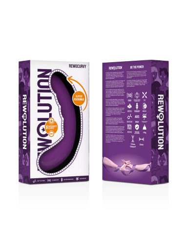 REWOLUTION REWOCURVY VIBRADOR FLEXIBLE RECARGABLE