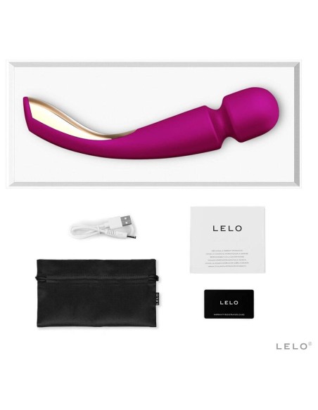 LELO MASAJEADOR SMART WAND MEDIUM 2 DEEP ROSE