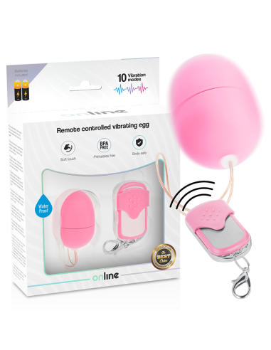 ONLINE HUEVO VIBRADOR CONTROL REMOTO S ROSA