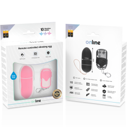 ONLINE HUEVO VIBRADOR CONTROL REMOTO L ROSA 2