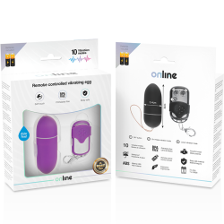 ONLINE HUEVO VIBRADOR CONTROL REMOTO L LILA 2