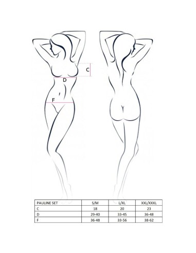 PASSION WOMAN PAULINE SET 3 PIEZAS TALLA S M