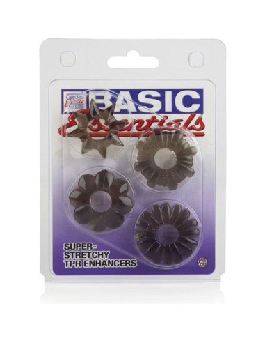 CALEX BASIC SET 4 ANILLAS PENE TPR