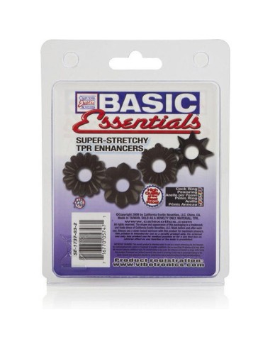 CALEX BASIC SET 4 ANILLAS PENE TPR