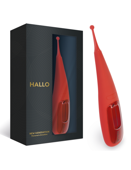 HALLO FOCUS POTENTE VIBRADOR TOUCH ROJO