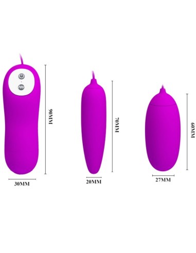 PRETTY LOVE IRMA HUEVO VIBRADOR DOBLE