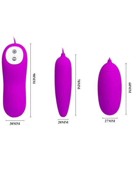 PRETTY LOVE IRMA HUEVO VIBRADOR DOBLE