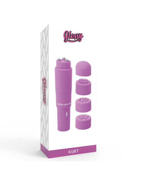 GLOSSY POCKET KURT MASAJEADOR LILA