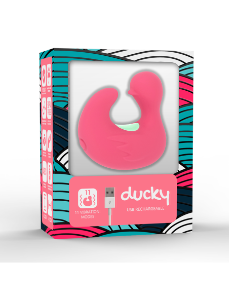 HAPPY LOKY DEDAL ESTIMULADOR DE SILICONA RECARGABLE DUCKYMANIA